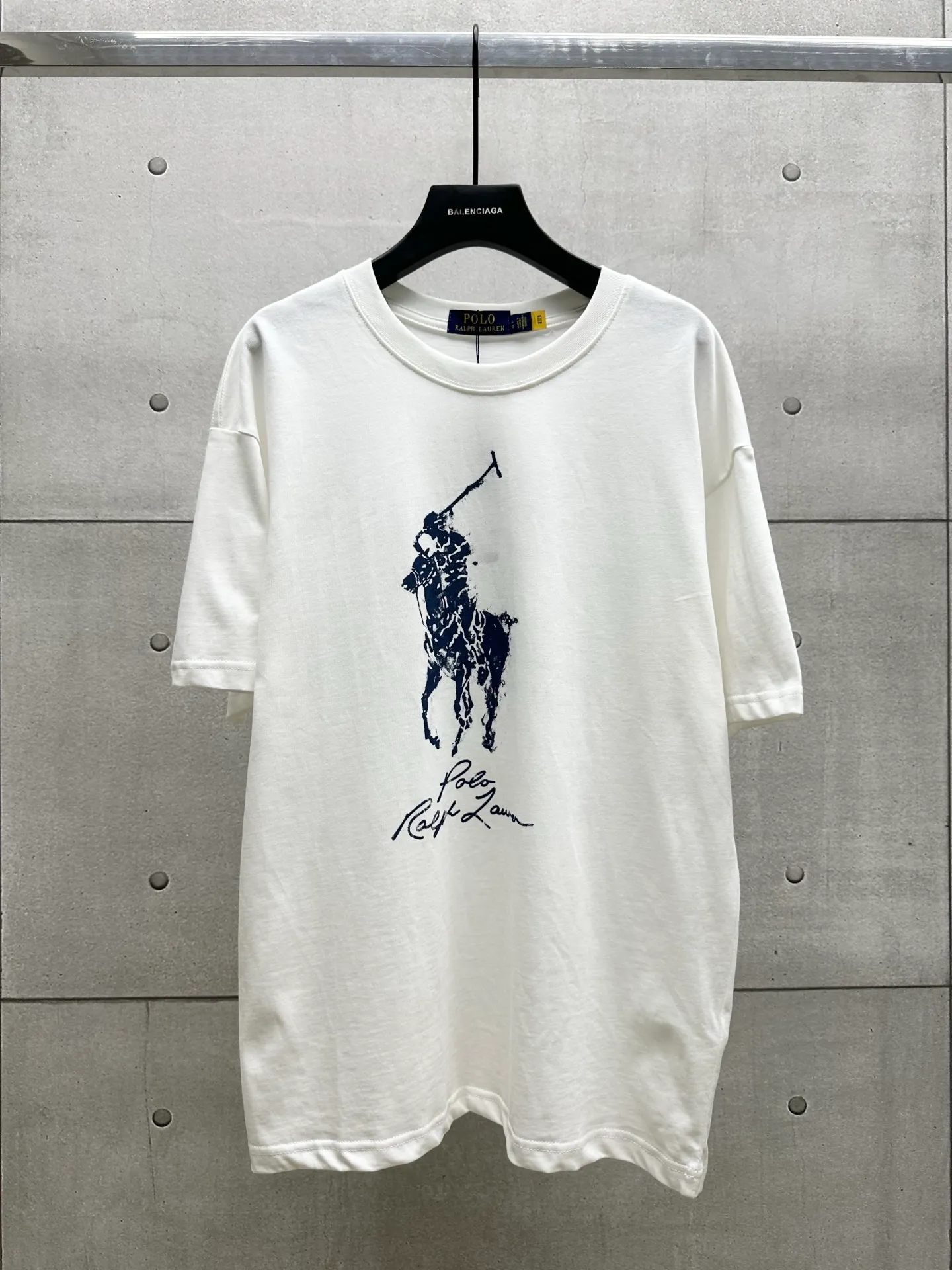 P140 #010 Ralph lauren series uses 260G high-definition fabrics, Behringer 1000-needle embroidery restores ZP, complete three-label accessories, color: white, size: S M L XL